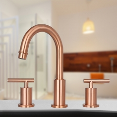 Akicon™ Two-Handle Copper Widespread Bathroom Sink Faucet