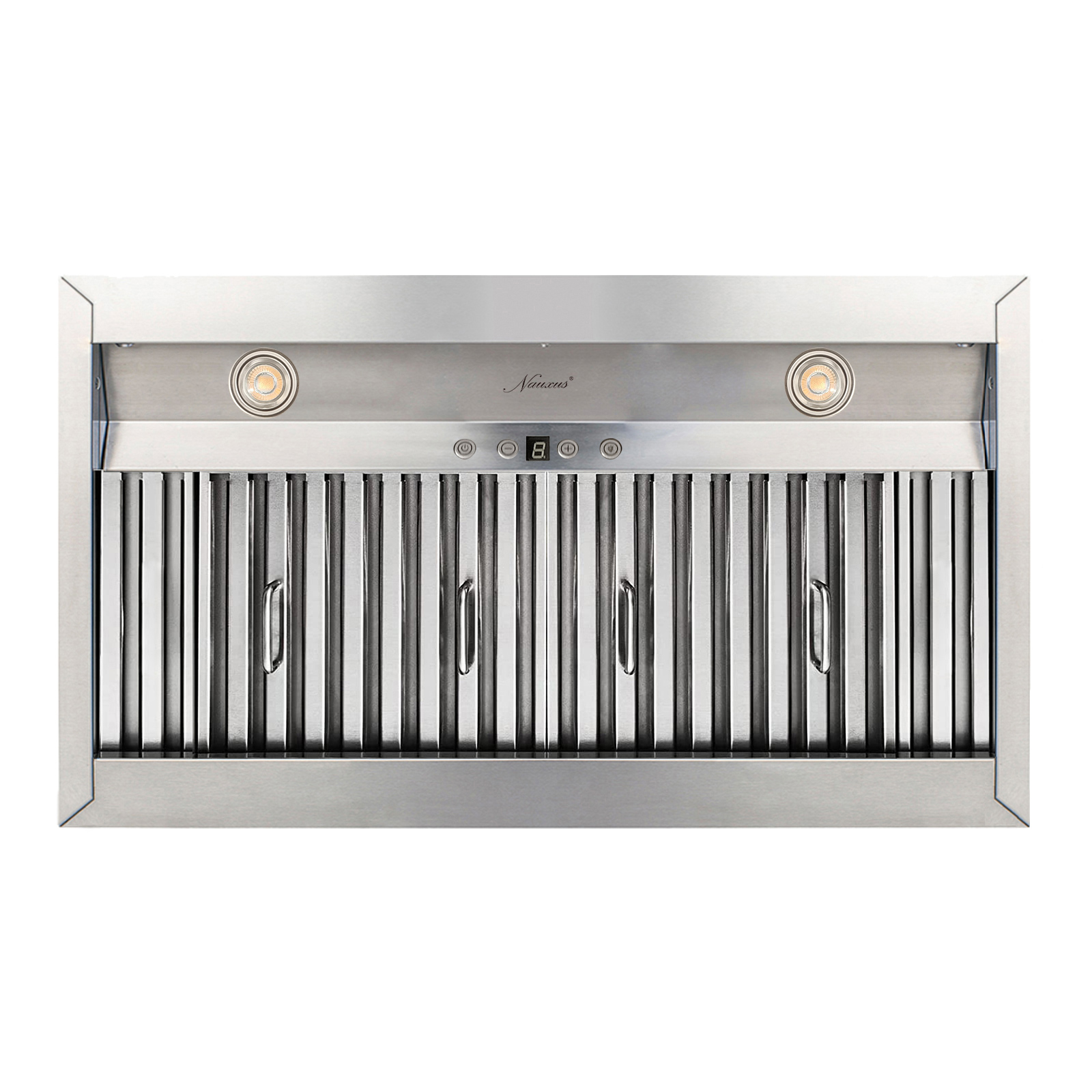 Akicon 30 Stainless Steel Range Hood, Modern Box Kitchen Hood with  Powerful Vent Motor, Wall Mount, 30”W*30”H*14D, Brushed Stainless