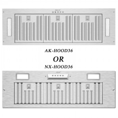 With Insert Fan - 600CFM (AK-Hood A / NX-Hood B)