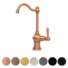Akicon™ One-Handle Copper Drinking Water Filter Faucet for Instant Hot Water Tank Dispenser & Filtration System - Copper