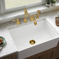 Akicon™ Brushed Gold Kitchen Sink Garbage Disposal Flange Stopper - Lifetime Warranty