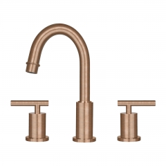 Akicon™ Two-Handle Antique Copper Widespread Bathroom Sink Faucet