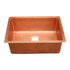 Akicon™ Single Bowl Undermount Copper Kitchen Sink