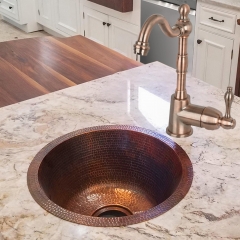 Akicon™ Copper Round Bar Sink