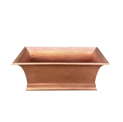 Custom Copper Hammered Tub - Copper