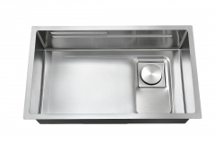 30 Inch Stainless Steel Single Bowl Undermount Workstation Double Ledges Kitchen Sink With Sliding Accessories