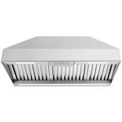 Akicon 36 Inch Range Hood Insert, 600 CFM Ultra-Quiet Stainless Steel Ducted Vent Hood Insert with Dimmable LED Lights and Dishwasher Safe Filters
