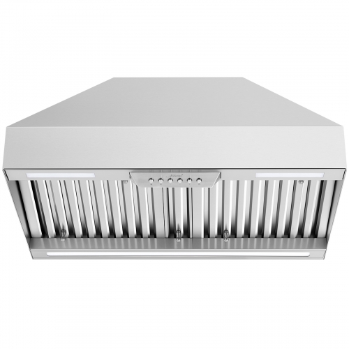 Akicon 30 Inch Range Hood Insert, 600 CFM Ultra-Quiet Stainless Steel Ducted Vent Hood Insert with Dimmable LED Lights and Dishwasher Safe Filters