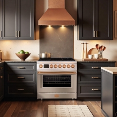 Akicon 36” Freestanding Gas Range with 6 Sealed Burners Cooktop, Natural Gas/LP Convertible