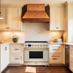 Akicon Custom 36"Freestanding Gas Range with 6 Sealed Burners Cooktop, Natural Gas/LP Convertible AK-G36N05A2