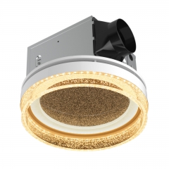 Akicon Bathroom Exhaust Fan with LED Light, 110 CFM 1.5 Sones Ceiling Mount Shower Vent Fan, Bathroom Fan Ventilation with Adjustable Light & Nightlig