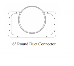 Akicon™ This Link for accessories cost and shipping fee（range hood 6" Round Duct Connector) ）
