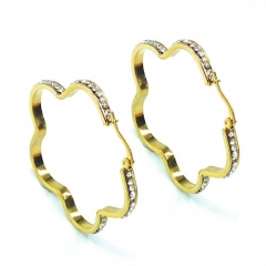 Stainless steel jewelry earrings