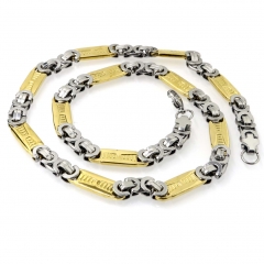 Wholesale stainless steel jewelry men's chain necklace
