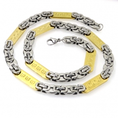 Wholesale stainless steel jewelry men's chain necklace