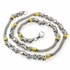 Wholesale stainless steel jewelry men's chain necklace