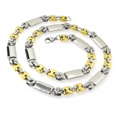 Wholesale stainless steel jewelry men's chain necklace