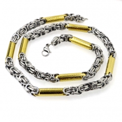 Wholesale stainless steel jewelry men's chain necklace