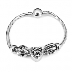Stainless steel jewelry Pandor a Charms Bracelet wholesale