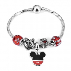 Stainless steel jewelry Pandor a Charms Bracelet wholesale