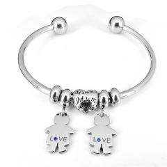 Stainless steel jewelry Pandor a Charms Bracelet wholesale