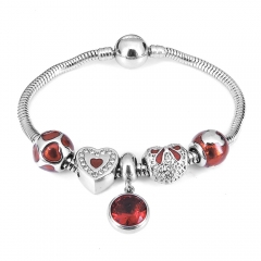 Stainless steel jewelry Pandor a Charms Bracelet wholesale