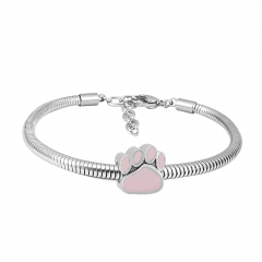 Stainless steel jewelry Pandor a Charms Bracelet wholesale