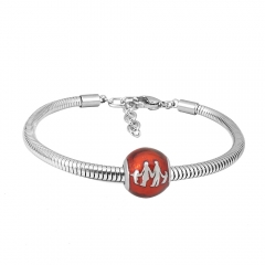 Stainless steel jewelry Pandor a Charms Bracelet wholesale