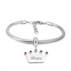 Stainless steel jewelry Pandor a Charms Bracelet wholesale