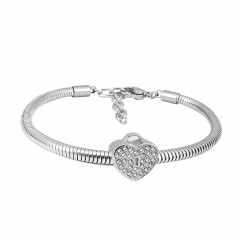 Stainless steel jewelry Pandor a Charms Bracelet wholesale