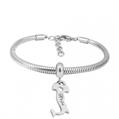 Stainless steel jewelry Pandor a Charms Bracelet wholesale