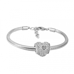Stainless steel jewelry Pandor a Charms Bracelet wholesale
