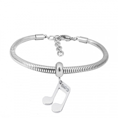 Stainless steel jewelry Pandor a Charms Bracelet wholesale