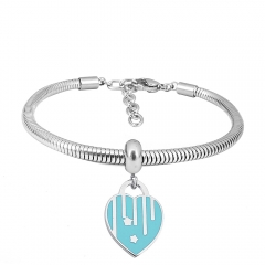 Stainless steel jewelry Pandor a Charms Bracelet wholesale