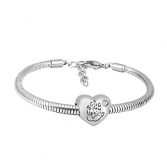 Stainless steel jewelry Pandor a Charms Bracelet wholesale