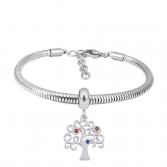 Stainless steel jewelry Pandor a Charms Bracelet wholesale