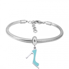 Stainless steel jewelry Pandor a Charms Bracelet wholesale