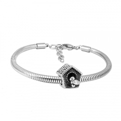 Stainless steel jewelry Pandor a Charms Bracelet wholesale