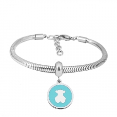 Stainless steel jewelry Pandor a Charms Bracelet wholesale