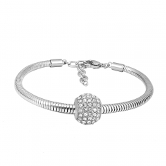 Stainless steel jewelry Pandor a Charms Bracelet wholesale