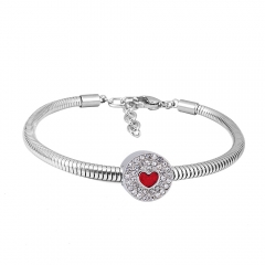 Stainless steel jewelry Pandor a Charms Bracelet wholesale