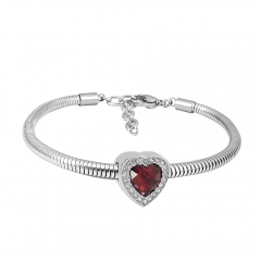 Stainless steel jewelry Pandor a Charms Bracelet wholesale