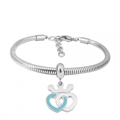 Stainless steel jewelry Pandor a Charms Bracelet wholesale