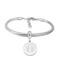 Stainless steel jewelry Pandor a Charms Bracelet wholesale