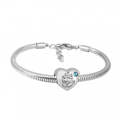 Stainless steel jewelry Pandor a Charms Bracelet wholesale
