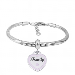 Stainless steel jewelry Pandor a Charms Bracelet wholesale