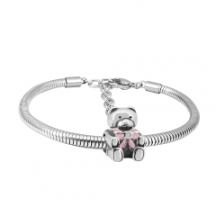 Stainless steel jewelry Pandor a Charms Bracelet wholesale