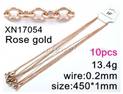Stainless steel jewelry Necklace Chain Wholesale