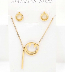 Stainless steel jewelry Necklace Earrings set Wholesale