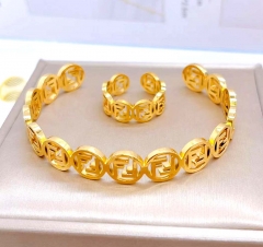 Stainless steel jewelry Bracelet ring set Wholesale